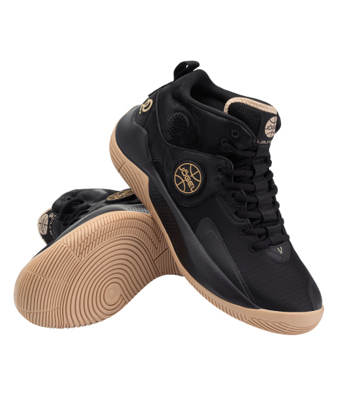 БЕЗ УПАКОВКИ Кроссовки баскетбольные JOGEL Launch MID, Black/gold