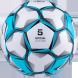 Мяч футбольный JÖGEL Nueno №5, белый/голубой/черный