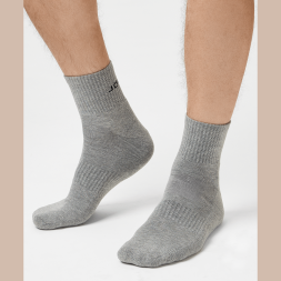 Носки средние JÖGEL ESSENTIAL Mid Cushioned Socks, меланжевый