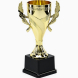 Кубок 188 С, наградная фигура, золото, подставка пластик, 23,5 х 13 х 8 см
