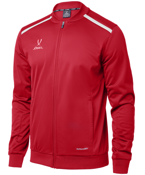 Олимпийка JOGEL DIVISION PerFormDRY Pre-match Knit Jacket, красный, детский