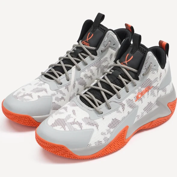 Кроссовки баскетбольные JOGEL Playmaker, серый/оранжевый