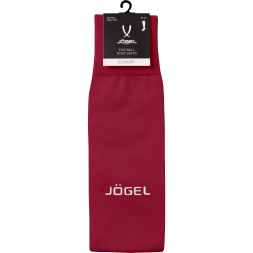 Гетры футбольные JÖGEL CAMP BASIC SOCKS, гранатовый/серый/белый