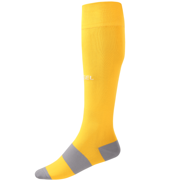 Гетры футбольные JÖGEL CAMP BASIC SOCKS, желтый/серый/белый