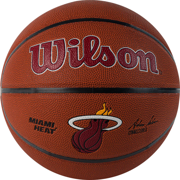 Мяч баскетбольный Wilson NBA MIAMI HEAT WTB3100XBMIA, размер 7