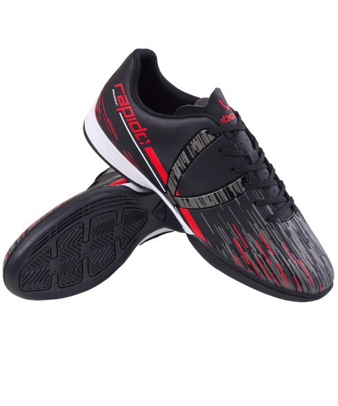 Бутсы зальные JOGEL Rapido IN Black/grey, детский