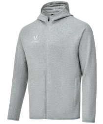 Худи на молнии JOGEL ESSENTIAL Athlete Hooded FZ Jacket, серый
