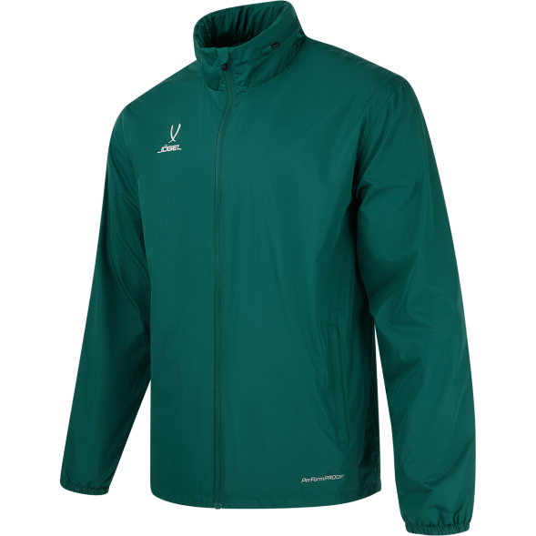 Куртка ветрозащитная JÖGEL DIVISION PerFormPROOF Shower Jacket, темно-зеленый, детский