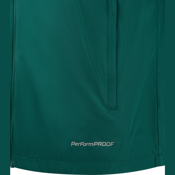 Куртка ветрозащитная JÖGEL DIVISION PerFormPROOF Shower Jacket, темно-зеленый, детский