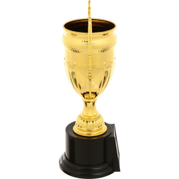Кубок 179A, наградная фигура, золото, подставка пластик, 23 × 12 × 9 см.