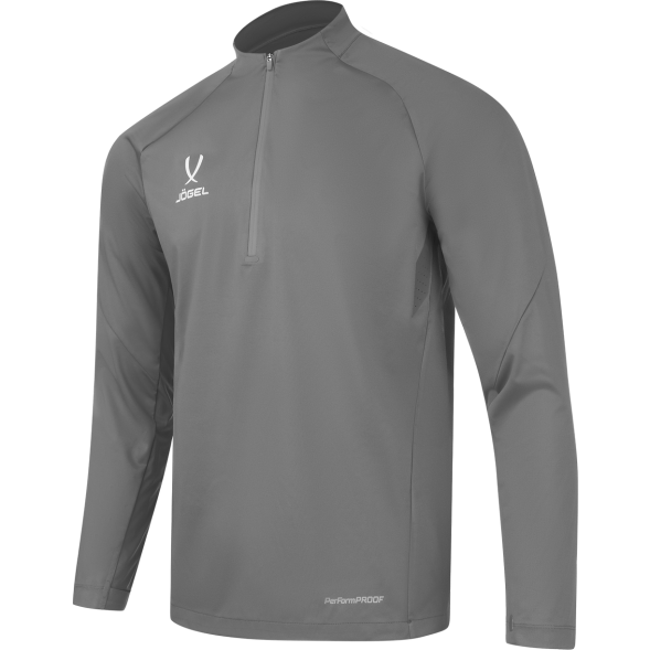 Джемпер ветрозащитный JÖGEL PREMIER PerFormPROOF 1/4 Zip Wind Top, серый