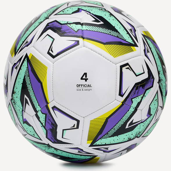 Мяч футбольный JÖGEL Intro №4, белый