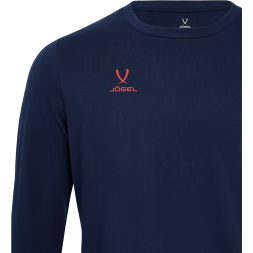 Футболка баскетбольная с длинным рукавом JÖGEL DIVISION PerFormDRY Pre-Match Longsleeve Jersey, темно-синий