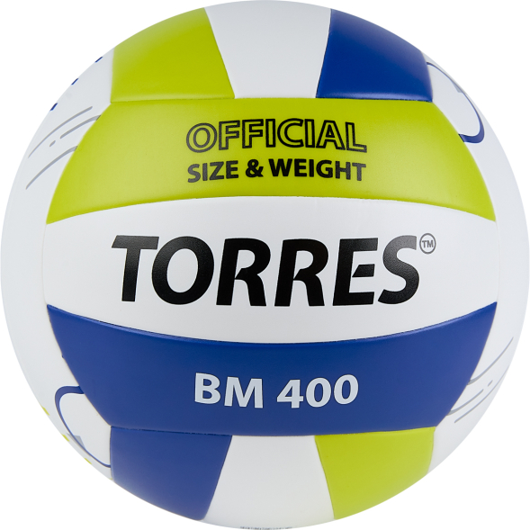 Мяч волейбольный TORRES BM400 V42315, размер 5