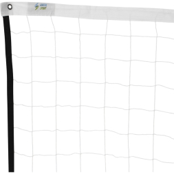 Сетка волейбол Д=2,0 мм яч. 100*100 белый  Размер 1,0 * 9,5 м  обш. с 4х сторон лента 2,5 см 1062439