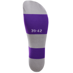 Гетры футбольные JÖGEL CAMP BASIC SOCKS, фиолетовый/серый/белый