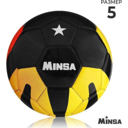 Мяч футбольный MINSA, PU, машинная сшивка, 32 панели, р. 5