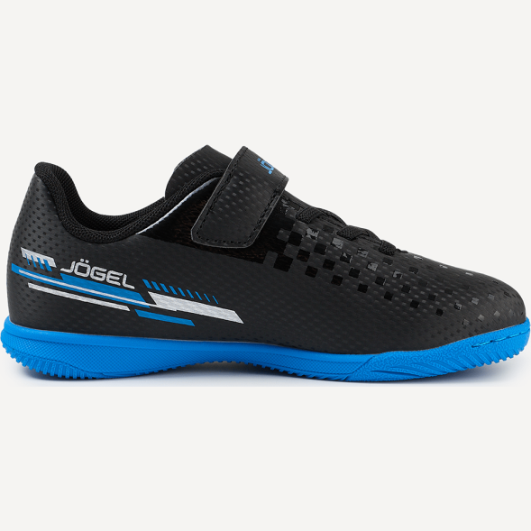 Бутсы зальные JÖGEL Evofly IN Talant Black/blue, детский