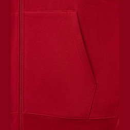 Худи JÖGEL ESSENTIAL Fleece Zip Hoodie, темно-красный