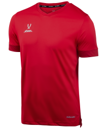 Футболка игровая JOGEL DIVISION PerFormDRY Union Jersey, красный/ темно-красный/белый
