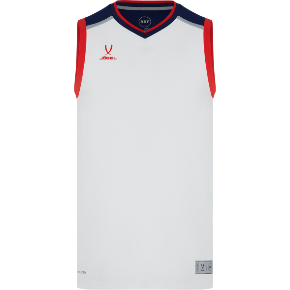 Майка баскетбольная JÖGEL DIVISION PerFormDRY RBF Jersey, белый