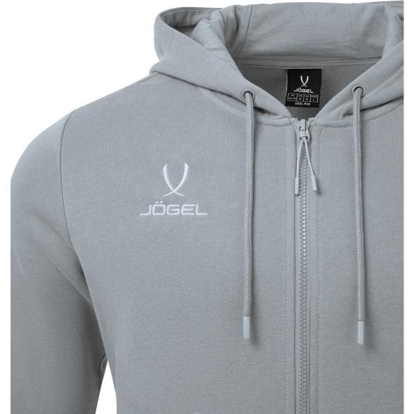 Худи JÖGEL ESSENTIAL Fleece Zip Hoodie, серый