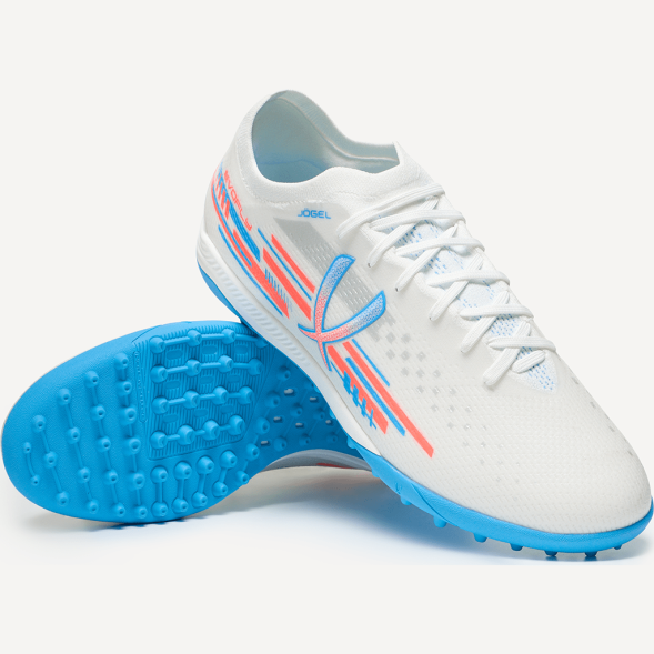 Бутсы многошиповые JÖGEL Evofly TF PRO White/blue