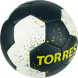 Мяч ганд. TORRES PRO, H32162, р.2, ПУ, 4 подкл. слоя, гибрид. сшивка, черно-бел-желт