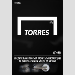 Мяч футзал. TORRES Futsal Club, FS323764, р.4, 10 пан. ПУ, 4 под. сл, гибрид. сш. бело-зел-оранж