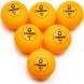 Мяч для наст. тенниса TORRES Training 1*, TT23015, диам. 40+ мм, упак. 6 шт, оранж