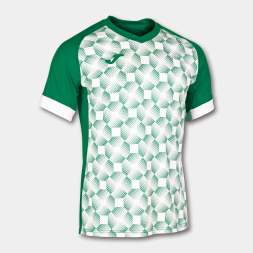 Футболка игровая JOMA с коротким рукавом SUPERNOVA III Зеленый-белый