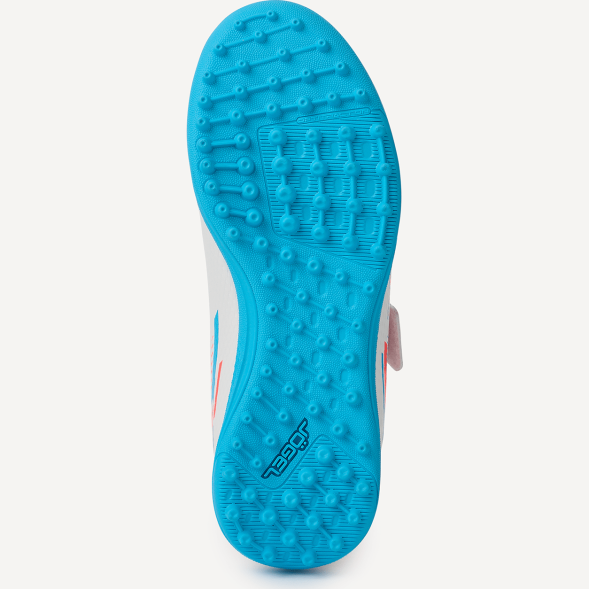 Бутсы многошиповые JÖGEL Evofly TF Talant White/blue, детский