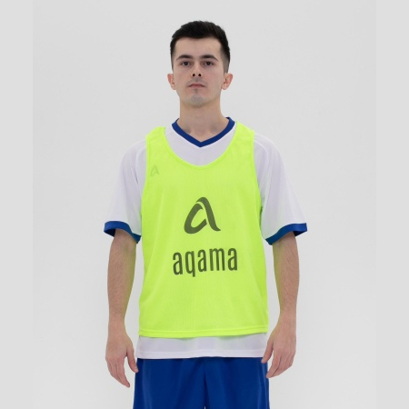 Манишка Aqama TRAINING BIB BIG LOGO (салатовый)