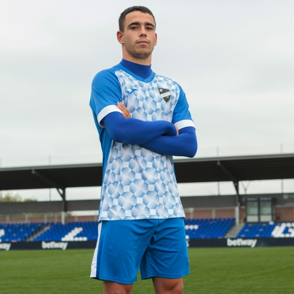 Футболка игровая JOMA с коротким рукавом SUPERNOVA III Синий-белый