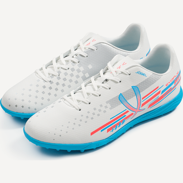 Бутсы многошиповые JÖGEL Evofly TF Talant White/blue
