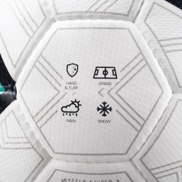 Мяч футб  TORRES Pro, F323985, р 5, 32 панел  EPU-Microf, 4 подкл  слоя, ручная сшивка, бело-мультик