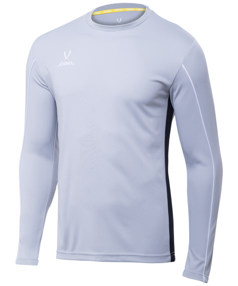 Футболка вратарская JOGEL CAMP GK Padded LS, серый/черный/белый, детский