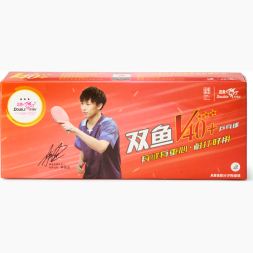 Мяч для наст. тенниса DOUBLE FISH 3***, V111F10, диам. V40+мм, ITTF Appr,плаcтик,упак.10 шт,белый