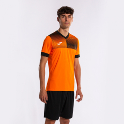 Игровая футболка JOMA ECO SUPERNOVA NARANJA NEGRO