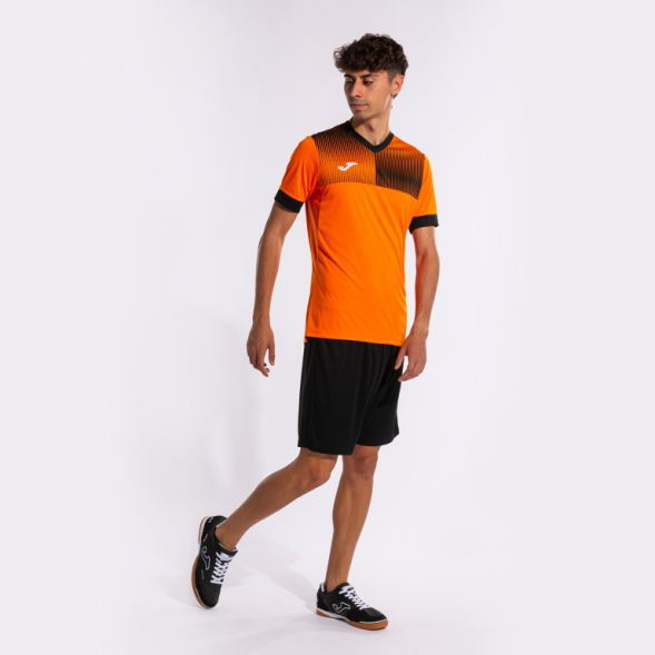 Игровая футболка JOMA ECO SUPERNOVA NARANJA NEGRO