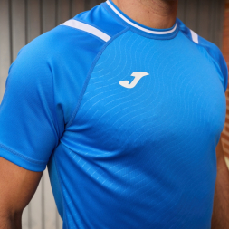 Футболка JOMA CAMISETA MANGA CORTA DINAMO II ROYAL BLANCO