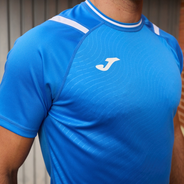 Футболка JOMA CAMISETA MANGA CORTA DINAMO II ROYAL BLANCO