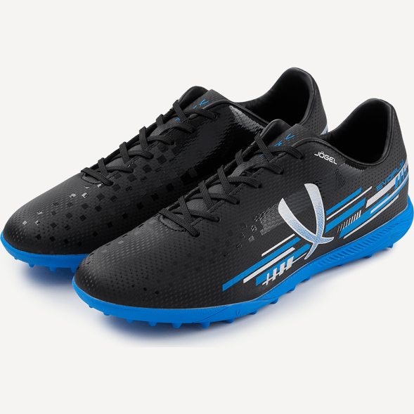 Бутсы многошиповые JÖGEL Evofly TF Talant Black/blue