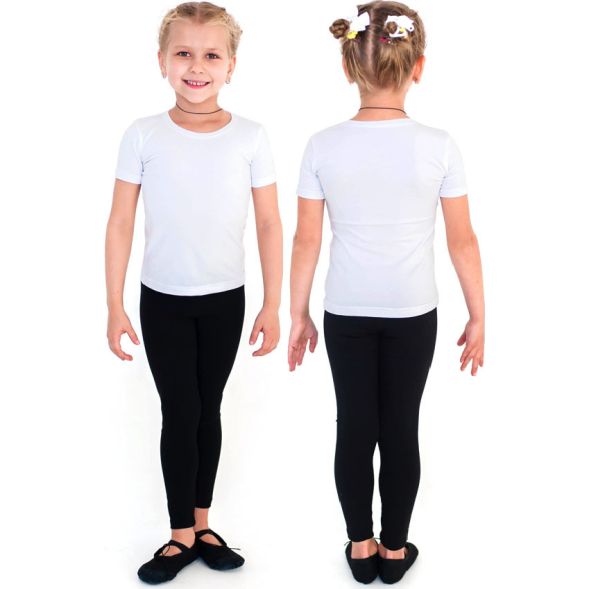 Лосины гимнастические Indigo SM-102-30, размер 30, черный