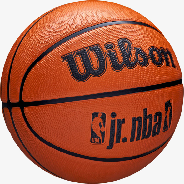 Мяч баск. WILSON JR. NBA DRV Fam Logo, WZ3013001XB7, р.7, резина, бутил. камера, коричневый