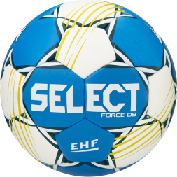 Мяч ганд. SELECT HB FORCE DB V25, 1622858205, Senior (р.3), EHF Appr,ПУ, гибр.сш., сине-белый