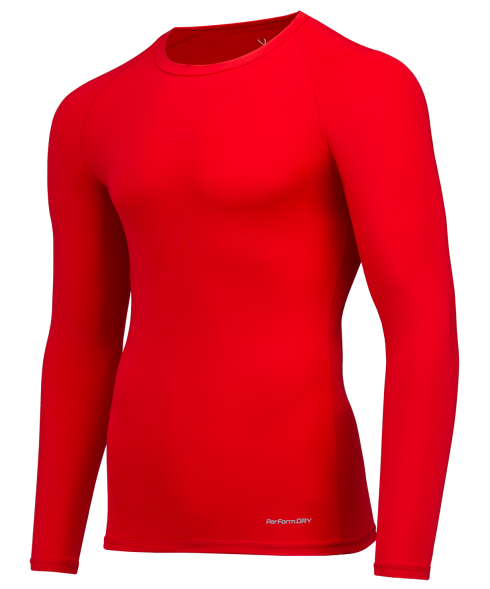 Футболка компрессионная с длинным рукавом JOGEL PerFormDRY Baselayer Tee LS 2, красный