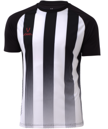 Футболка игровая JOGEL Camp Striped Jersey, белый/черный