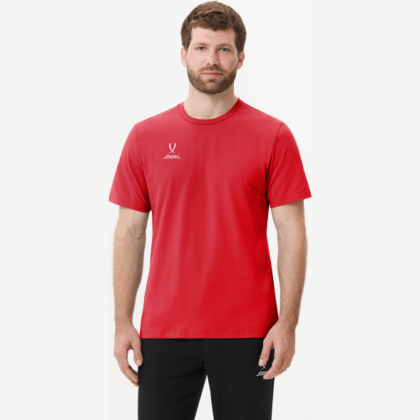 Футболка JÖGEL ESSENTIAL Cotton Tee, красный
