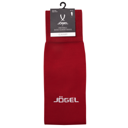 Гольфы футбольные JÖGEL CAMP BASIC SLEEVE SOCKS, гранатовый/белый